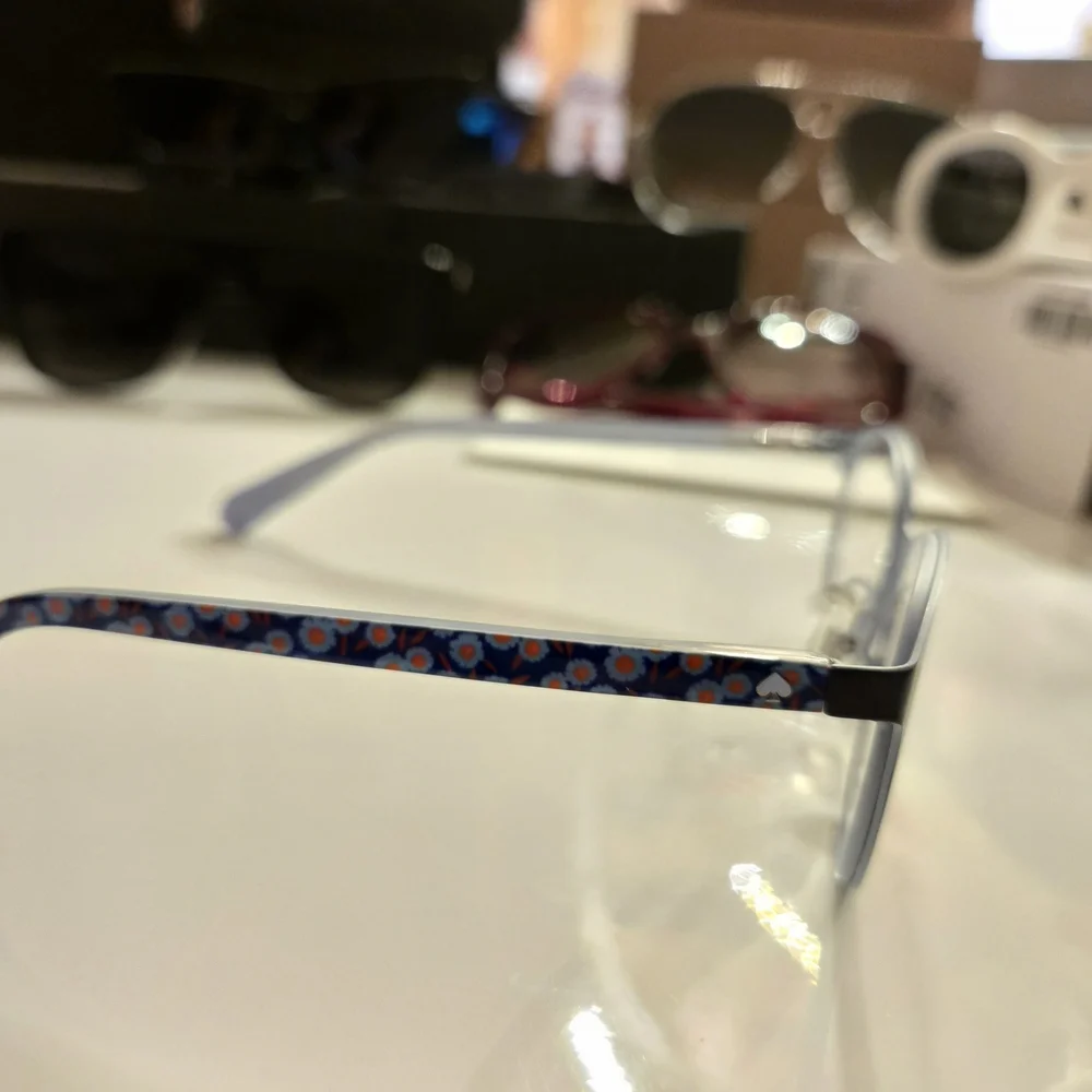 Kate Spade Blue Floral Glasses
